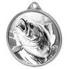 Bream Fishing Texture Classic Print Silver Medal