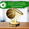 Grove Classic Basketball Real Wood Trophy