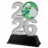 Badminton Year Trophy – Sports Award with Year Selection