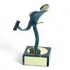Toledo Rollerskater Handmade Metal Trophy