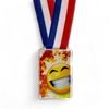 Athena Emoji Smiley Face Medal