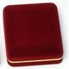 Deluxe Velour Medal Box Red 70mm