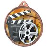 Film Colour Texture 3D Print Bronze Medal