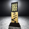 Shadowline School Geography Trophy – Stainless Steel Award