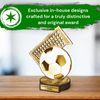Grove Classic Football Ball Real Wood Trophy
