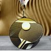 Rincon Classic Table Tennis Black Acrylic Medal