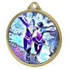 Ice Dance Skaters Colour Texture 3D Print Gold Medal