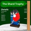 Shard Table Tennis Eco Friendly Wooden Trophy