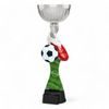 Montreal Football Boot and Ball Silver Cup Trophy