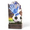 Shard Football Goalkeeper Eco Friendly Wooden Trophy