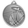 Basketball Classic Texture 3D Print Silver Medal