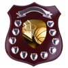 Mercia Basketball Mahogany Wooden 11 Year Annual Shield