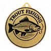 Quantum Trout Fishing Stainless Steel Medal