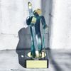 Toledo Skiing Handmade Metal Trophy