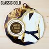 Dodeca Martial Arts Kimono Stainless Steel Logo Insert Medal
