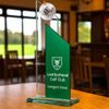 Shive Engraved Glass Golf Award