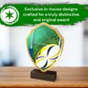 Arden Rugby Real Wood Shield Trophy