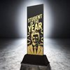 Shadowline School Male Student of the Year Trophy – Stainless Steel Award