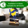 Shard Volleyball Eco Friendly Wooden Trophy