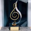 Frias Musical Note Handmade Metal Trophy