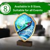 Arden Ski Jumping Real Wood Shield Trophy