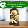 Shard Classic American Football Eco Friendly Wooden Trophy