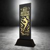 Shadowline Gymnastics Best Artistic Performance Trophy – Stainless Steel Award
