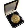 Deluxe Velour Medal Box Black 50mm