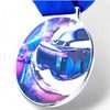Vulcan eSports Silver Texture Print Medal