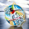 Aurum Snowboarding Stainless Steel Medal