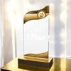 United Equestrian Rosette Acrylic Wood Fusion Trophy