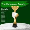 Vancouver Classic Badminton Racket and Shuttlecock Gold Cup Trophy