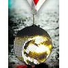 Rincon Classic Disco Ball Black Acrylic Medal
