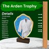 Arden Martial Arts Jacket Real Wood Shield Trophy