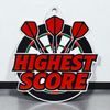 Aurum Darts Highest Score Stainless Steel Medal