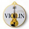 Quantum Violin Stainless Steel Medal