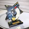 Liano Metal & Acrylic Star Pistol Shooting Trophy