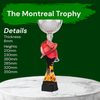 Montreal Firefighter Helmet and Hose Silver Cup Trophy