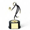 Valencia Padel Tennis Player Handmade Metal Trophy