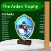 Arden Biathlon Real Wood Shield Trophy