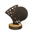 Grove Classic Basketball Real Wood Trophy