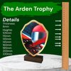 Arden Motor Racing Real Wood Shield Trophy
