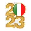 Italian Flag Acrylic 2023 Medal