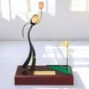 Barcelona Football Referee Handmade Metal Trophy