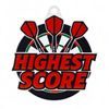 Aurum Darts Highest Score Stainless Steel Medal