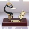 Barcelona Dominoes Handmade Metal Trophy