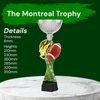 Montreal American Football Silver Cup Trophy
