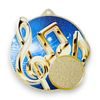 Aurum Music Stainless Steel Logo Insert Medal