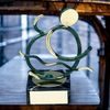 Bilbao Triathlon Handmade Metal Trophy