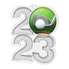 Golf 2023 Acrylic Medal